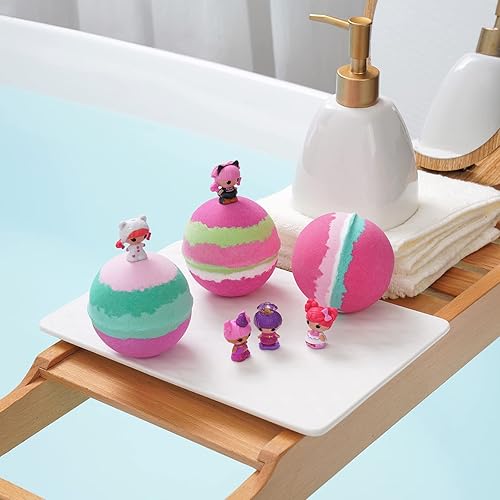 Miniatura 7 de Daisy Encens Bombas de baño para niños con juguetes en el interior, juego de regalo de princesas y criaturas mágicas, divertido e hidratante,