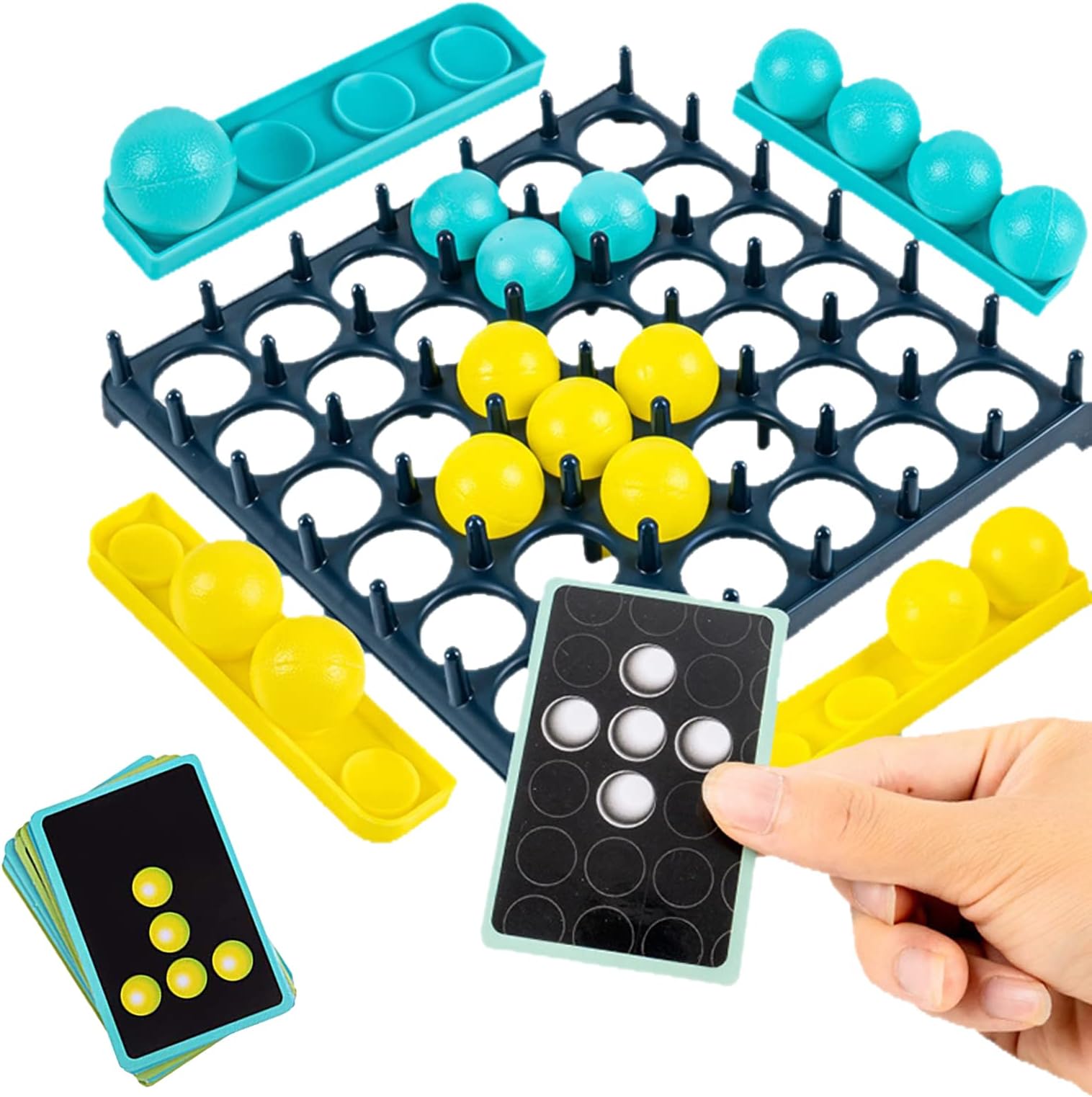year old Bounce Off Game, Bounce Off Party Game and Board Game Jumping Ball Tabletop Game Toys for Kids Family Desktop Activate Bouncing Ball - Fun Gifts for 3+ Year Old Boys & Girls
