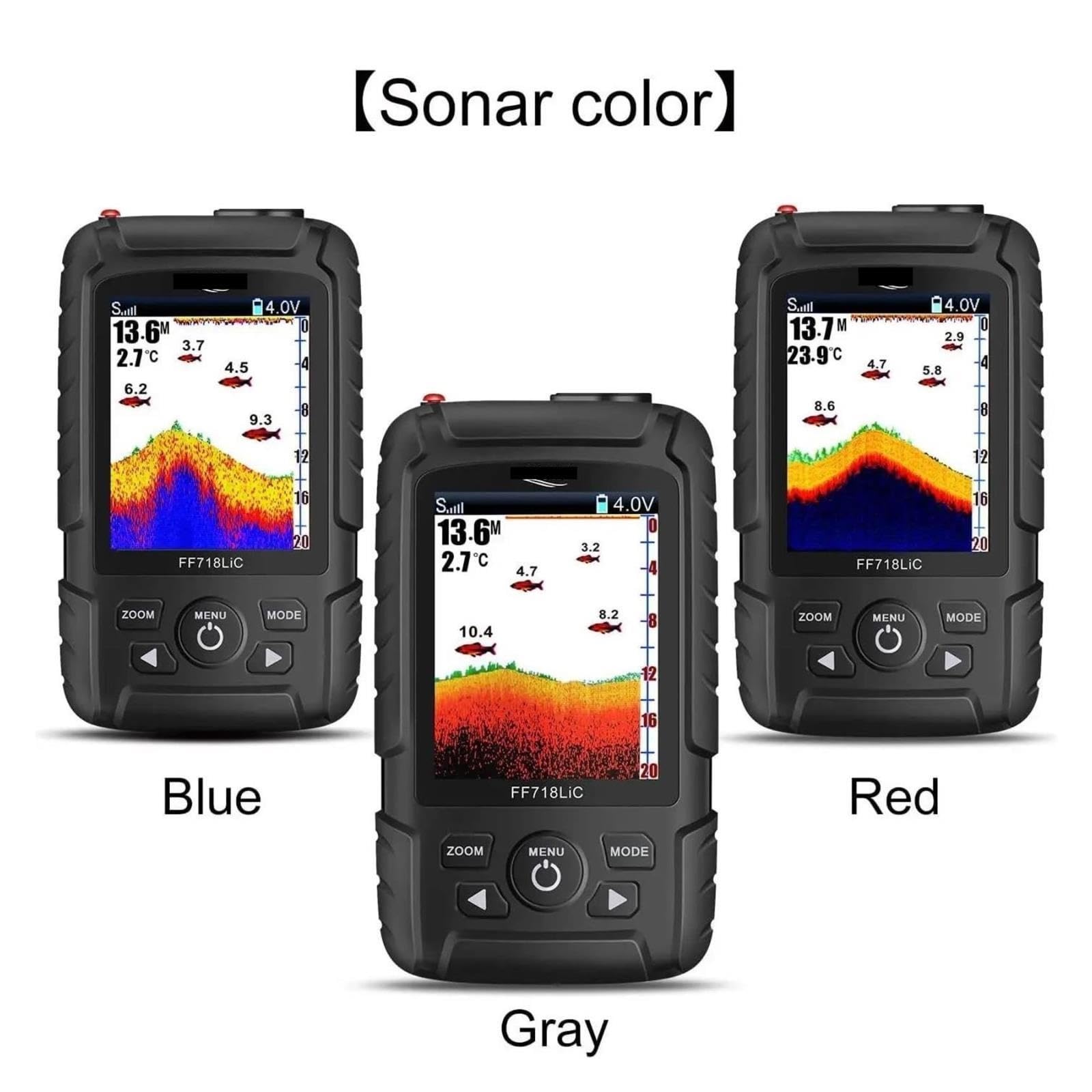 Fotocamera per la Pesca Subacquea Ecoscandaglio Galleggiante Impermeabile ecoscandaglio Dual Mode Wireless e cablato