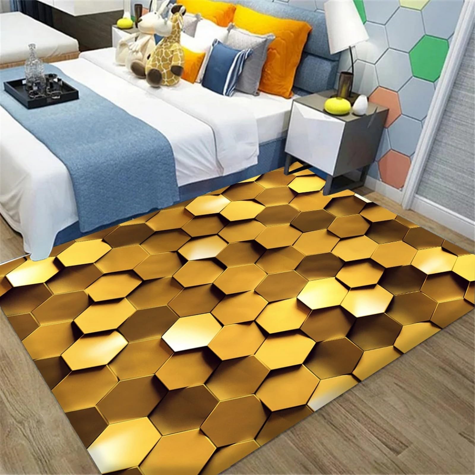 Tapis salon anti-dérapant résistant aux animaux pour protéger vos sols