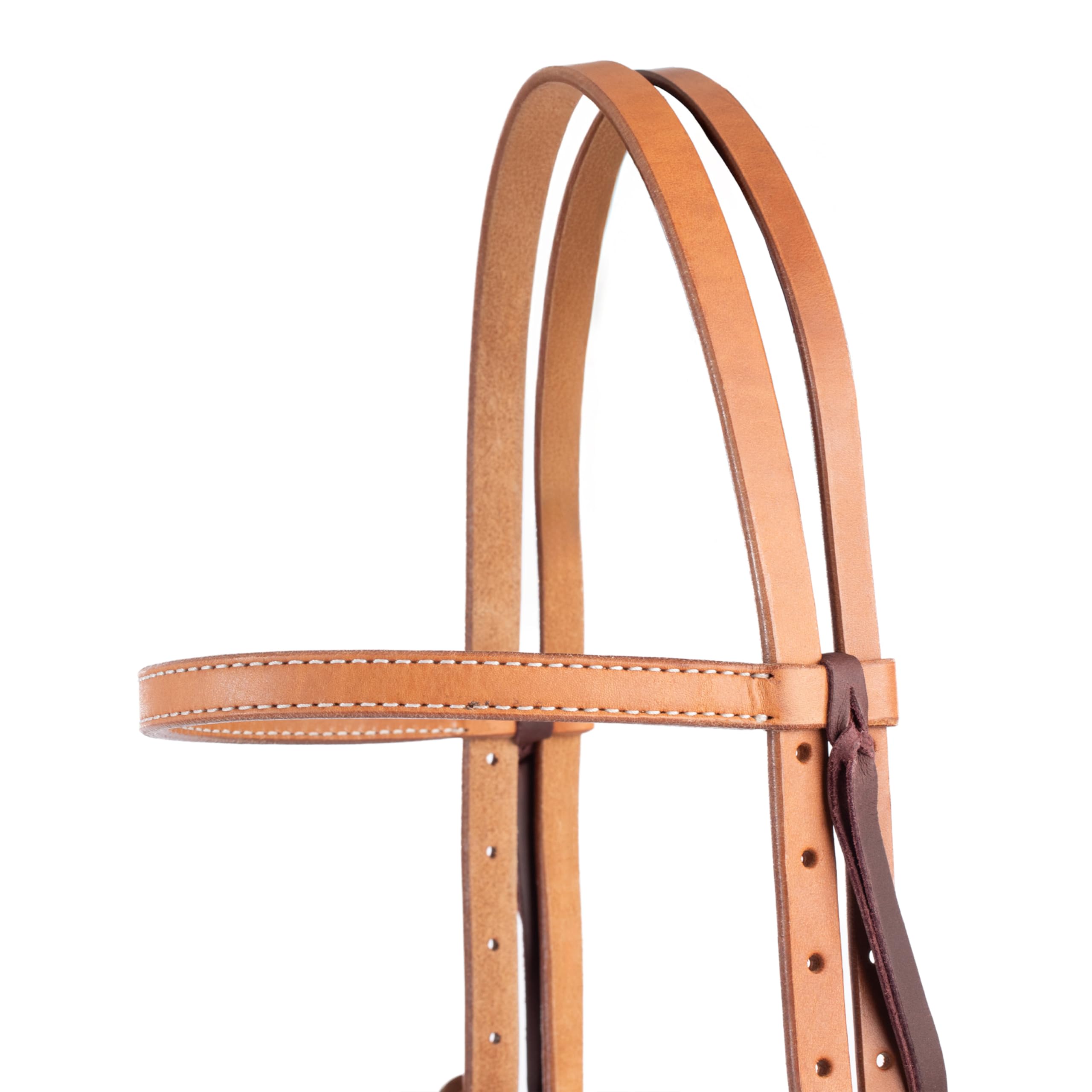 Turquesa Cruz 45 – 0151 – Piel frontalera para Caballo tamaño Headstall, Caballo, Aceite Ligero