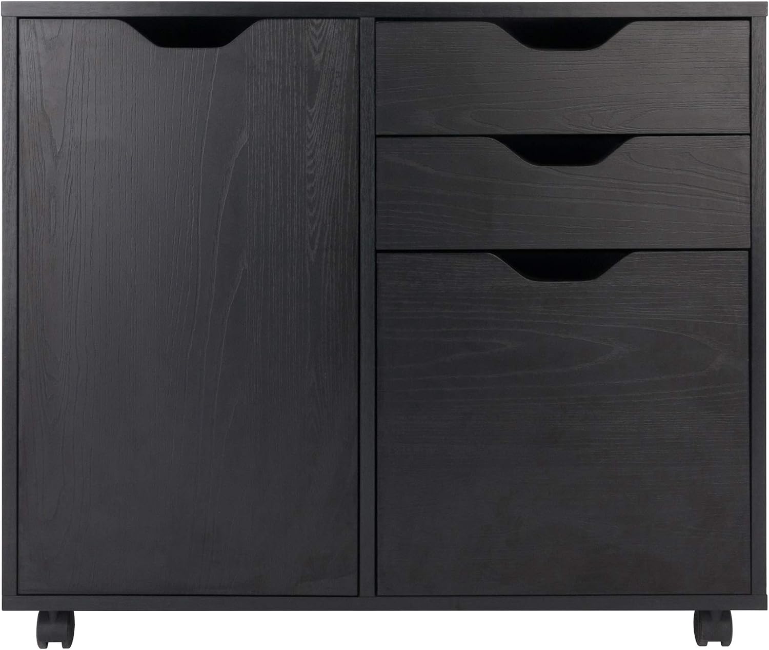 Ergode Wood Halifax 5-Drawer High Cabinet | Versatile Storage Solution | Easy-Open Drawers | (20431-VV)