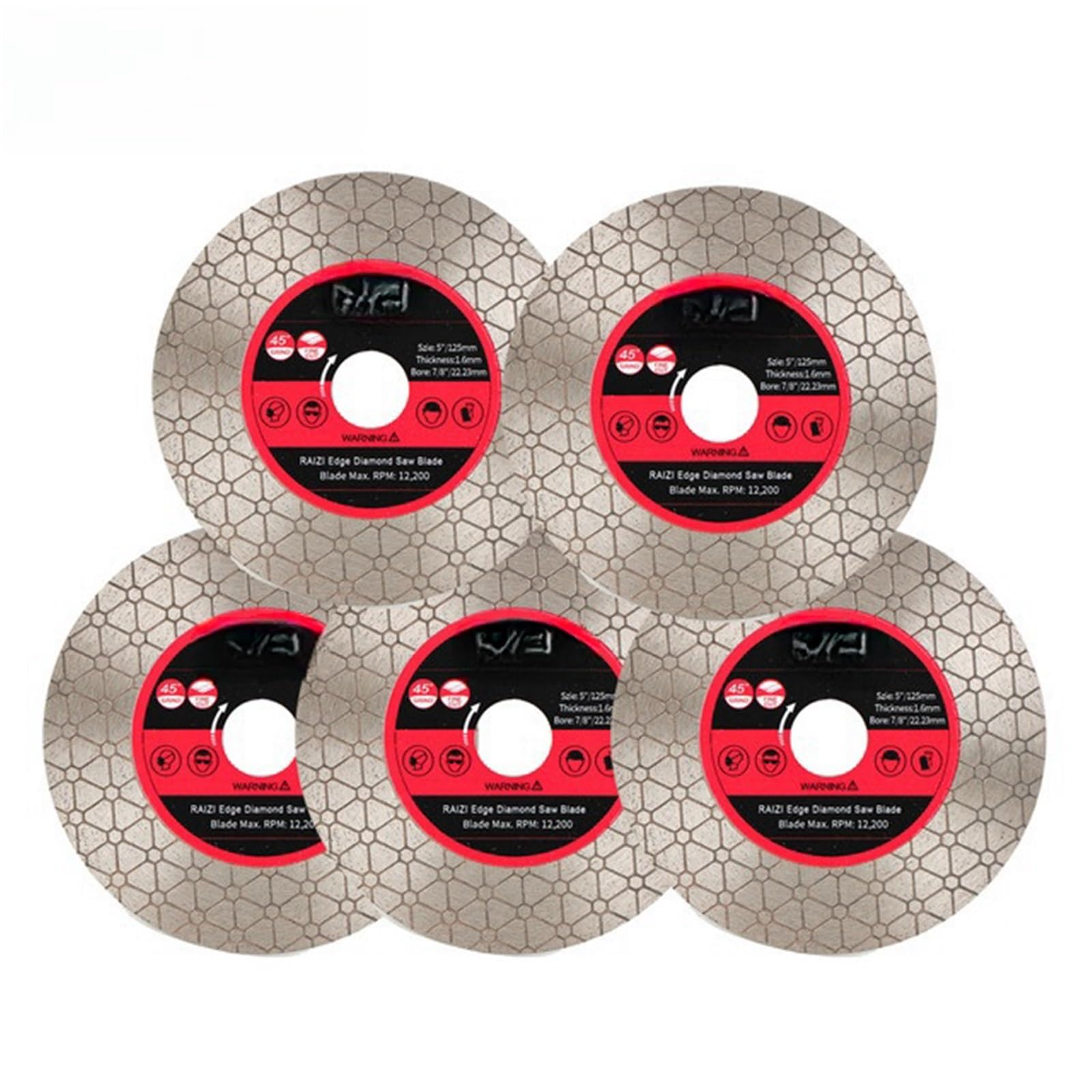 5-calowa/125-milimetrowa diamentowa tarcza tnąca do cięcia i szlifowania płytek Tarcza tnąca do płytek ceramicznych(5pcs)