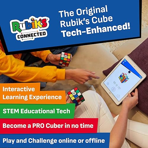 Miniatura 3 de El Rubik original conectado, pasa de principiante a profesional en poco tiempo. Cubo de velocidad inteligente magnético inteligente 3x3. Aplicación
