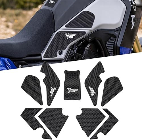 Miniatura 3 de ZeNaha Motorcycle Non-Slip Side Fuel Tank Stickers Rubber Sticker Compatible with Yamaha Tenere 700 T700 XTZ 700 XTZ 690 (Color  C, Size  A)