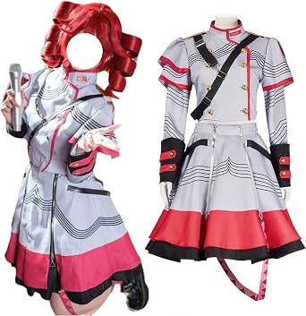 CandyTune Teto Cosplay Grey Full Set Skirt Uniform Halloween Suit Outfit