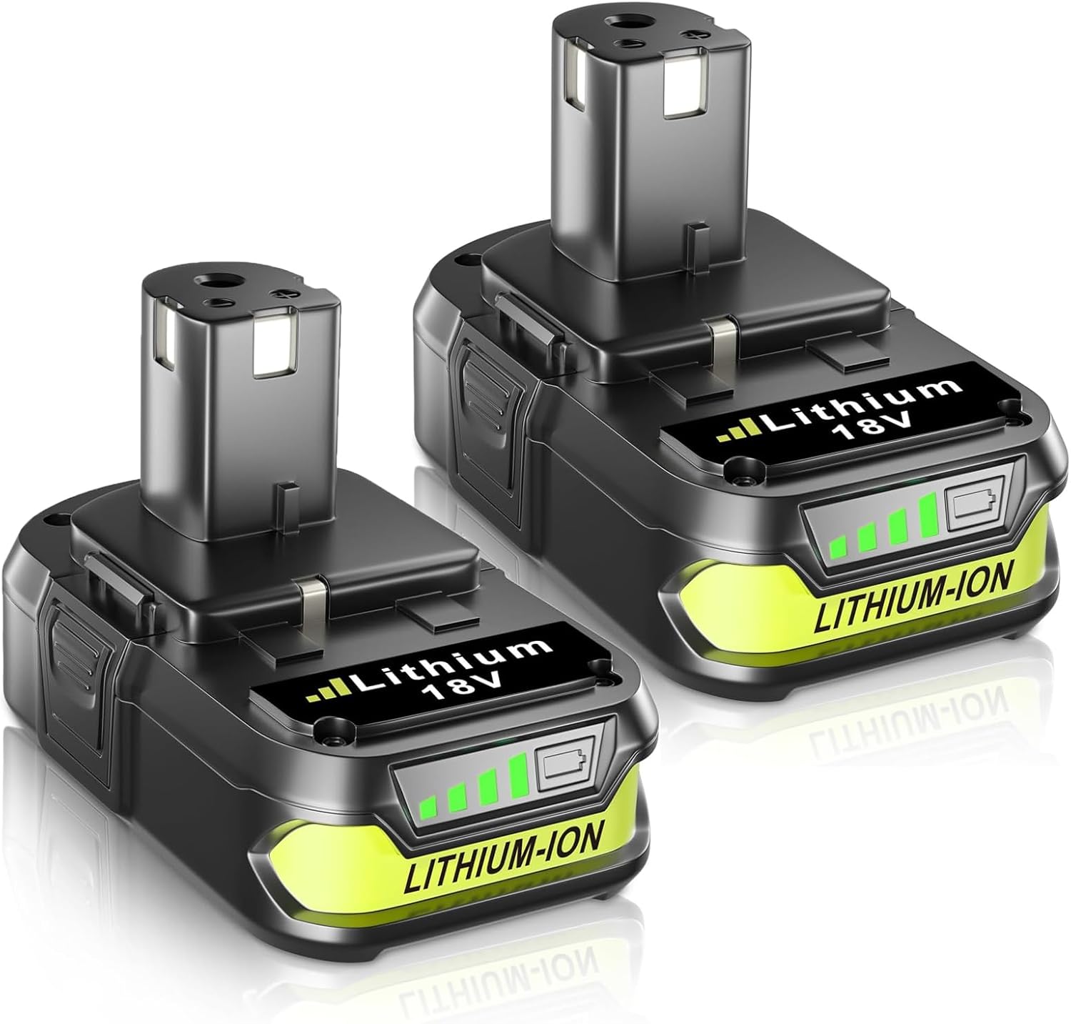 2Packs P102 3.6Ah Replacement for Ryobi 18V Battery Replacement for 12-18V P108 P103 P105 P107 P109 P104 Cordless Power Tools Compatible with Ryobi Lithium 18V Battery