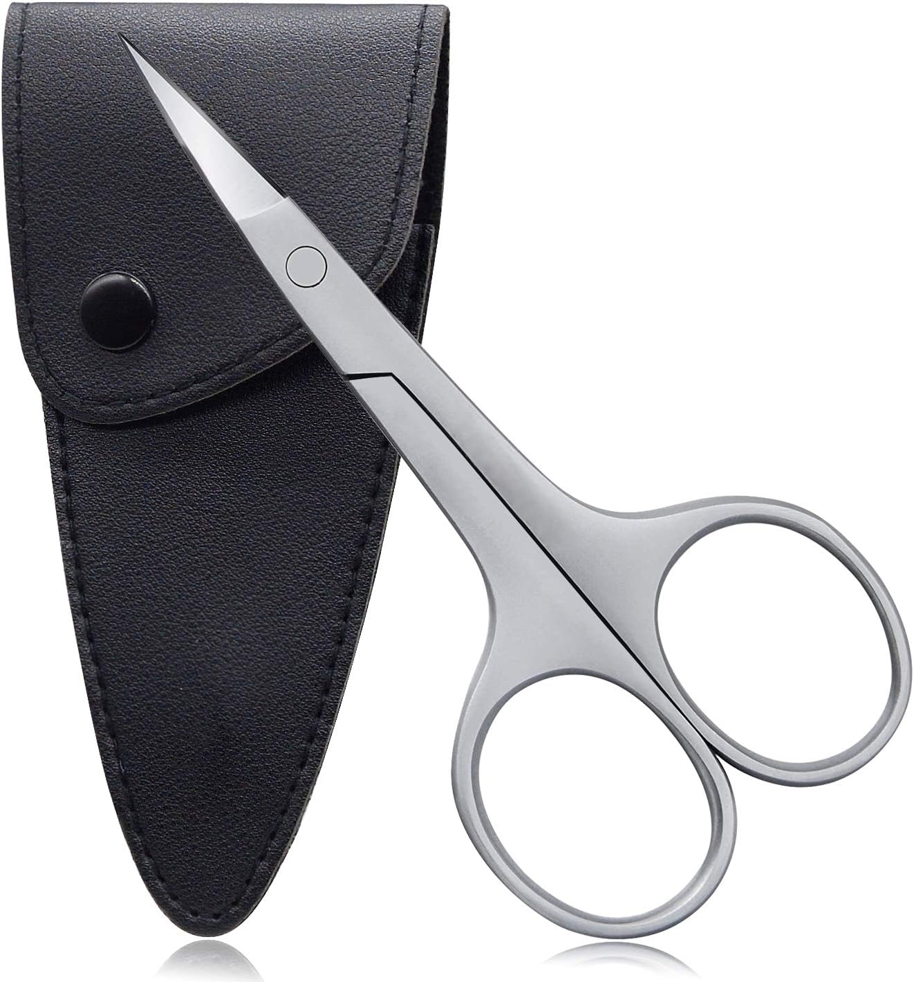 Nail Scissors Manicure Curved Blade Scissor,Multi-Purpose Stainless Steel Cuticle Pedicure Beauty Grooming Kit for Nail, Toenail, Eyebrow, Eyelash, Dry Skin