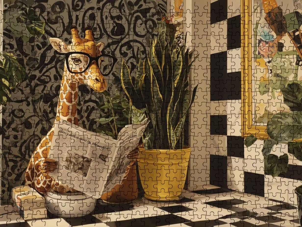 Puzzle pour Adults 4000 Pièces, Cerf De Toilette, Jigsaw Bois de YHPGL4-576