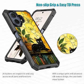 ケース TCL NxtPaper 70 Pro 5G 用 スクリーンプロテクター付き