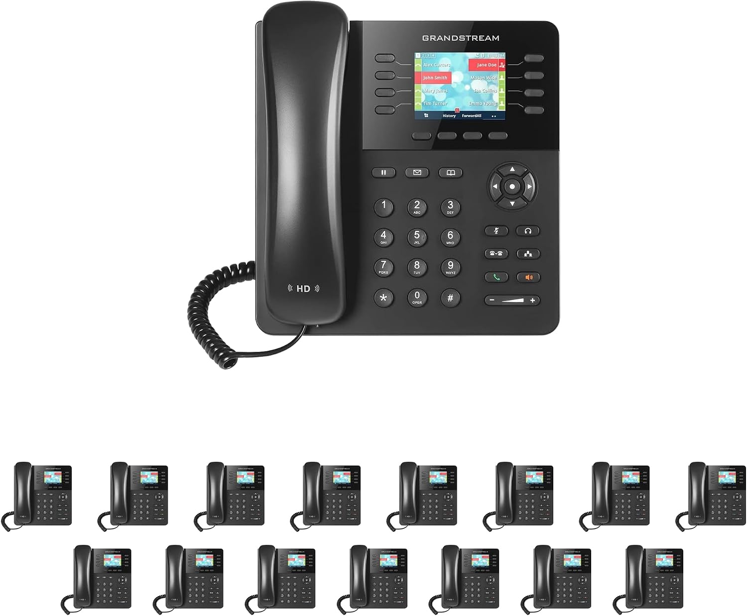 Business Phone System 'Mission Machines' G200C: Includes Grandstream GXP2135 Phones + 'Mission Machines' Cloud Server + Free 3-Months of 'Mission Machines' Cloud Phone Service (24 Phone Bundle)