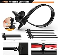 Vista 52 de GOOACC - GRC-47 Clips universales de plástico para guardabarros, 200 clips de remache con 6 tamaños de clips de retención de carrocería