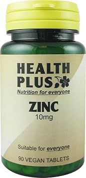 Health Plus Zinc 10mg Mineral supplement 90 tablets