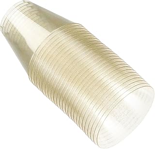Disposable Glitter Plastic Cups 9oz 25pcs Decorative Party Beverage Tumblers Multi-use Wedding and Cocktail Drinkware for Events