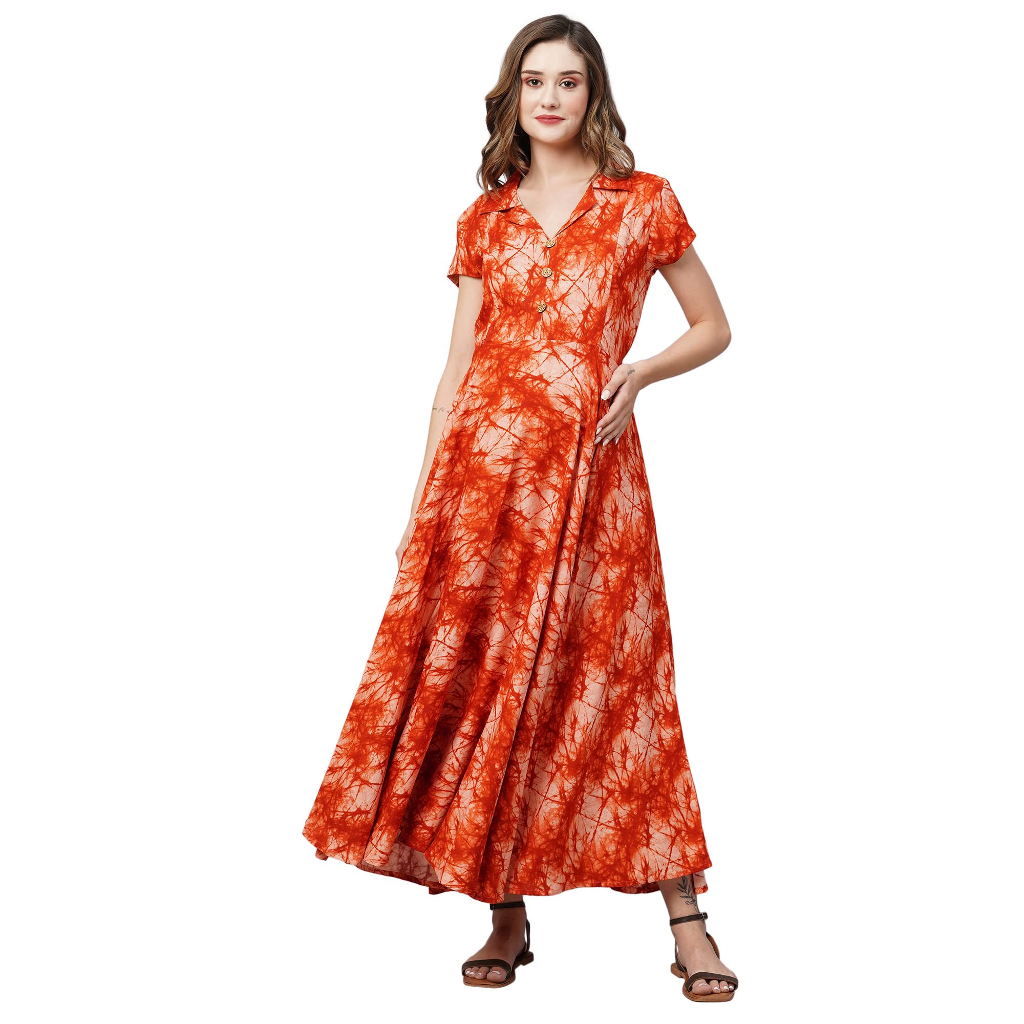 MomToBeWomen's Fit and Flare long Dress