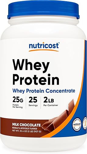 Vista 12 de Nutricost Concentrado de proteína de suero (vainilla) 2LBS