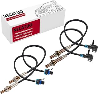 234-4018 234-4337 Downstream Upstream O2 Oxygen Sensor (Set of 4) Heated Air Fuel Ratio Compatible with Chevy Silverado 1500 Avalanche Suburban Tahoe for 13444 12578459