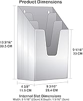 Vista 8 de acrimet Folder de archivo Organizador Vertical (Color Negro)