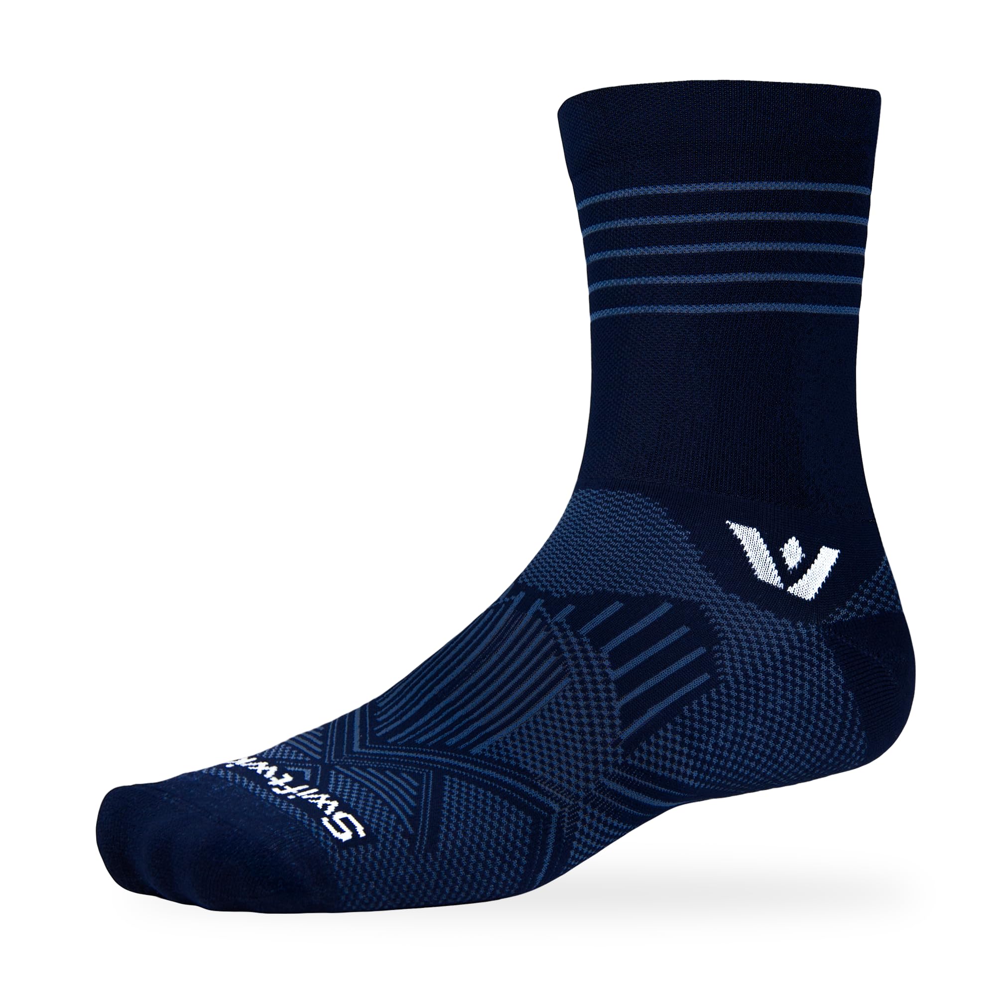 Swiftwick ASPIRE Mid-Crew Socks for Running &amp; Cycling, Men &amp; Women