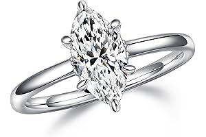1.5-Carat Pear Cut Moissanite Engagement Ring