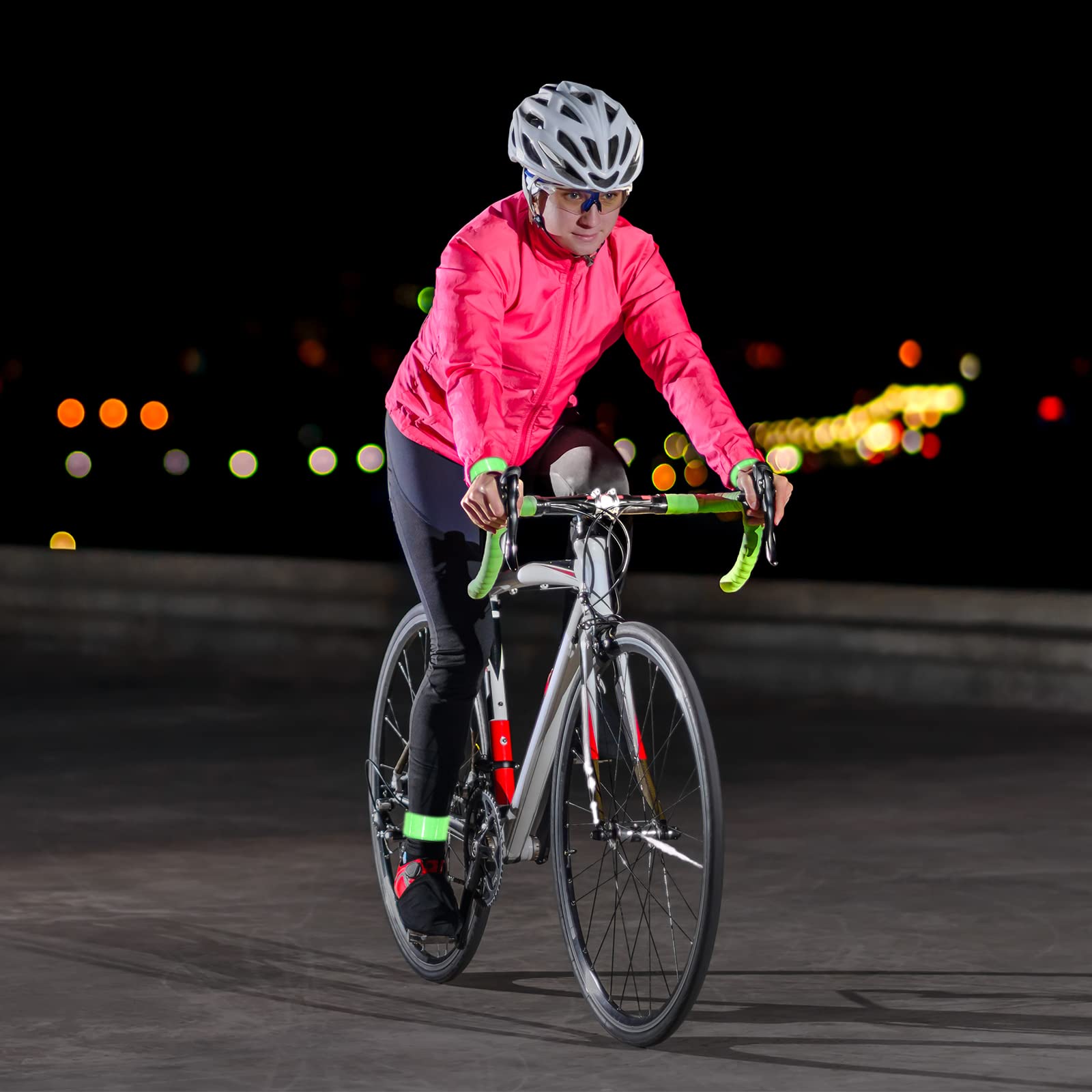 Lot De Bandes Réfléchissantes Slap - Haute Visibilité Pour Jogging, Vélo, Course Et Randonnée Nocturne
