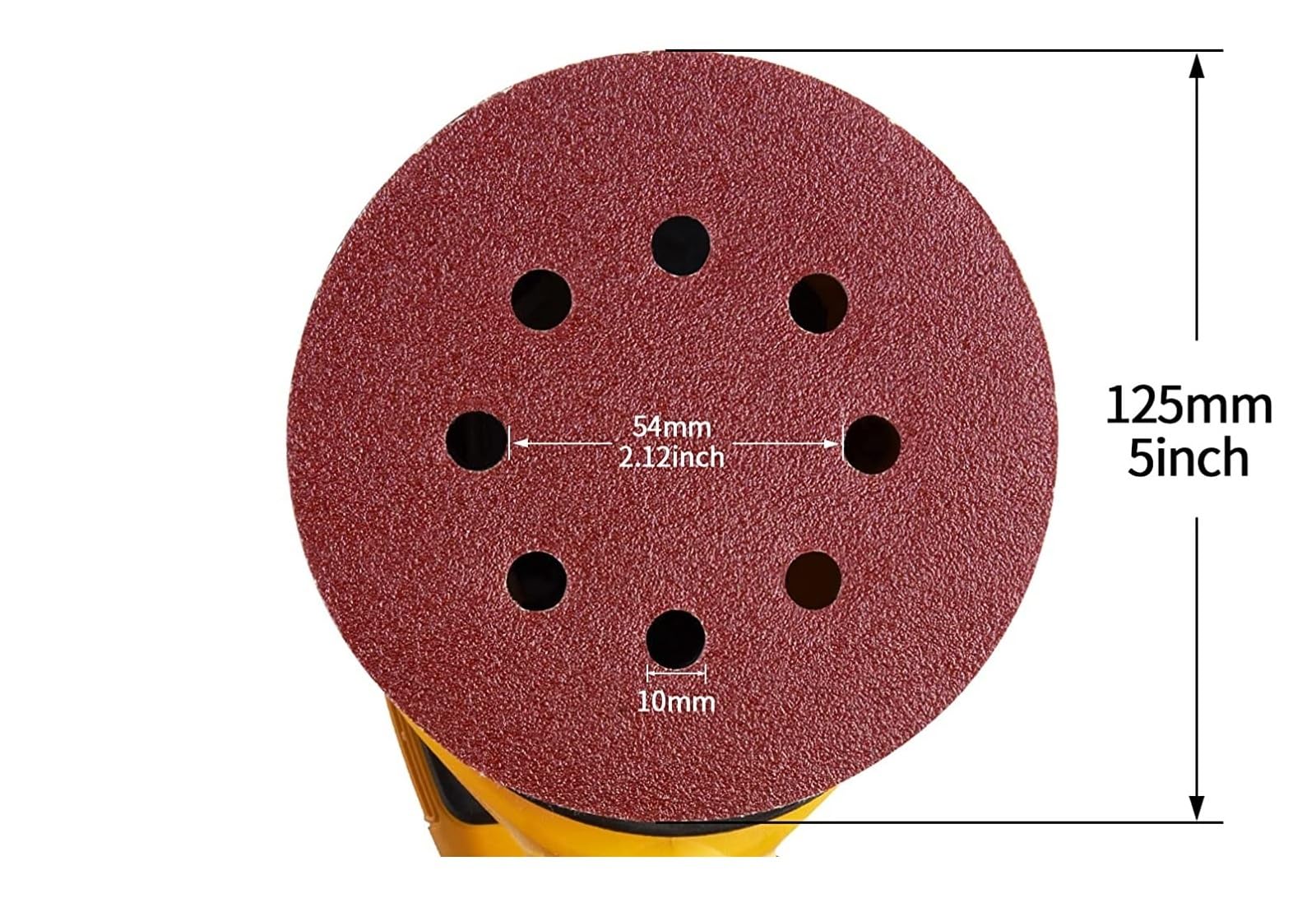 Discos de lijado, Discos que enarenan del gancho y lazo de 5 pulgadas for los granos la lijadora orbital 40-3000(120,10pc)