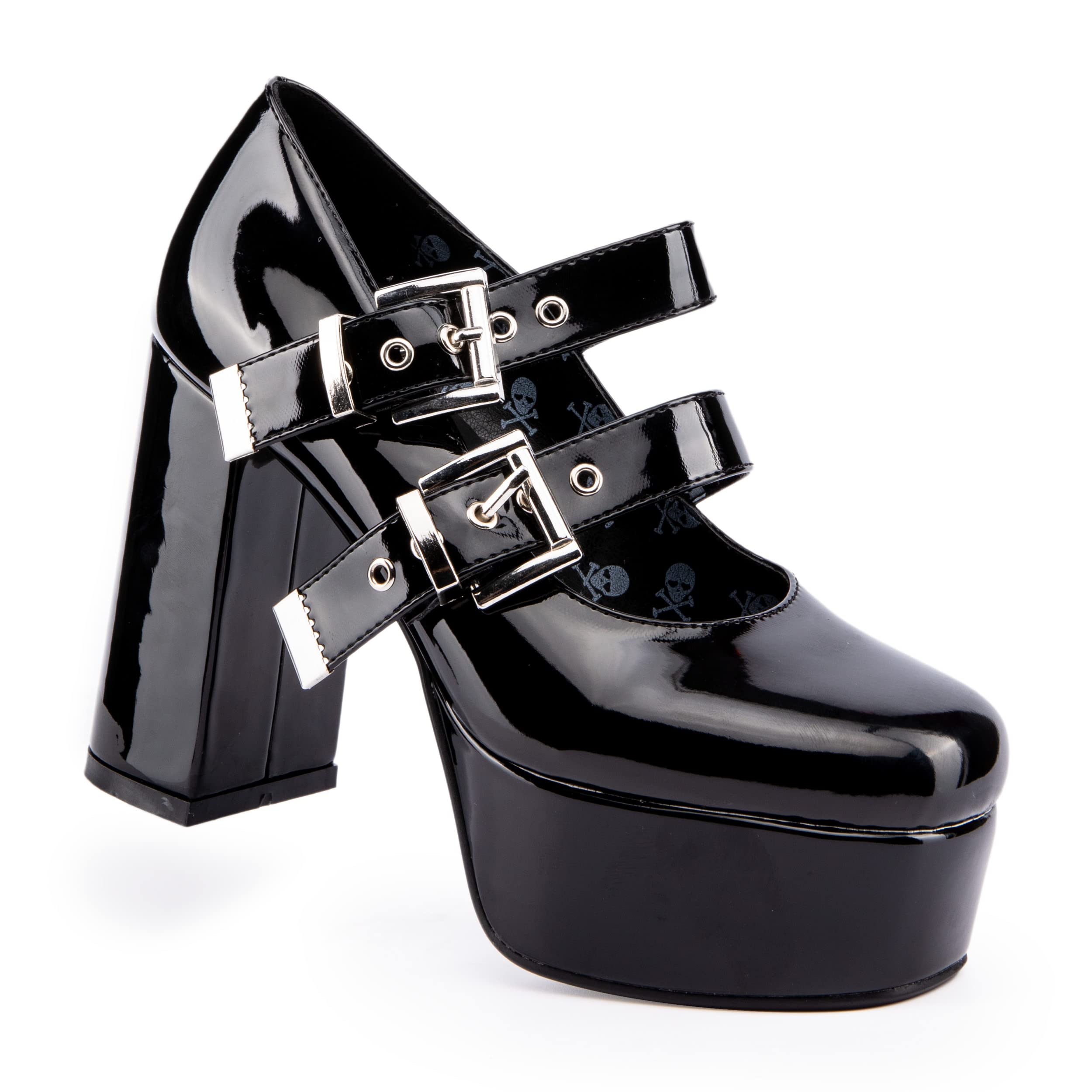 LAMODA - My Collection Platform Heels, UK 5 Black Patent