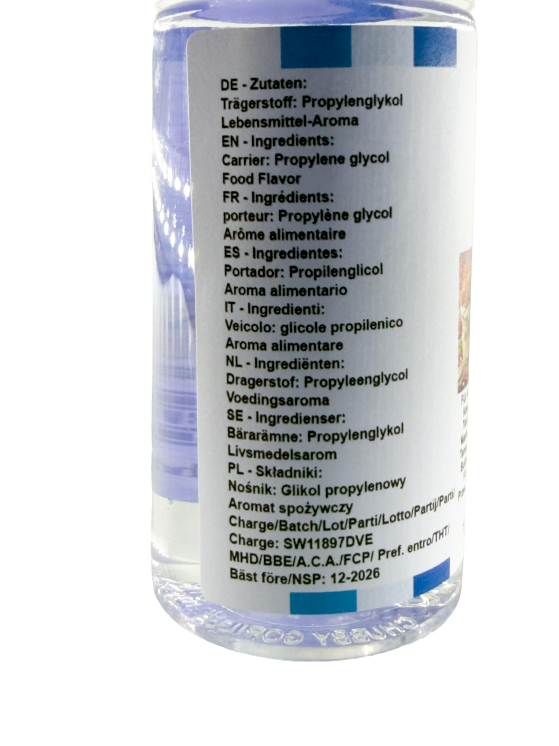 Yogurt lampone aroma concentrato - vegano - Sasami - 100ml