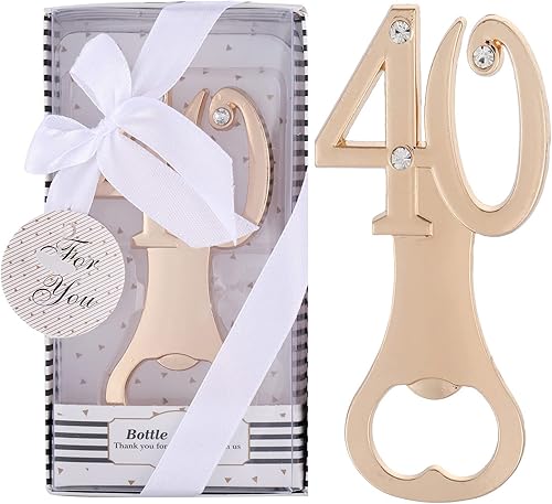 Miniatura 3 de DAJAMAI 12 paquetes de abridores de botellas creativos para recuerdos de fiesta de cumpleaños 30 o 30  aniversario de boda, regalos de fiesta de