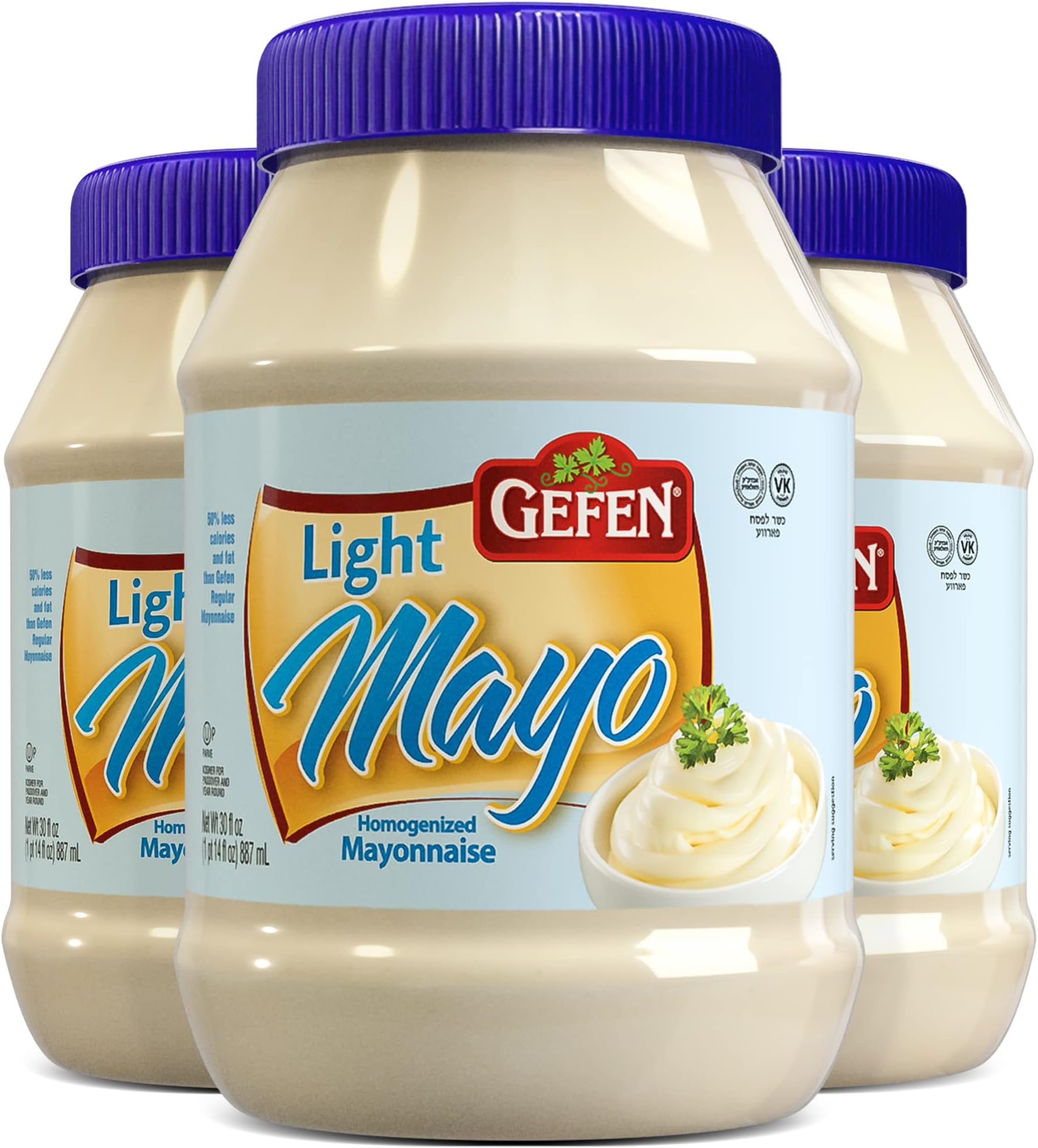 Gefen Rich & Creamy Light Mayonnaise, 30oz No Corn Syrup