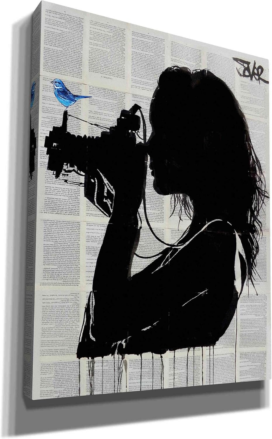 Epic Graffiti 'The Vintage Shooter' by Loui Jover, Canvas Wall Art, 12"x16"