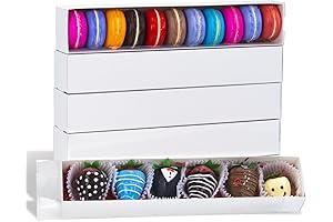 24-Pack of 12 x 2.2 x 2-Inch Transparent Berry Boxes