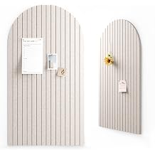 Large Arched Felt Bulletin Board 47.2''25.5'', Oatmeal