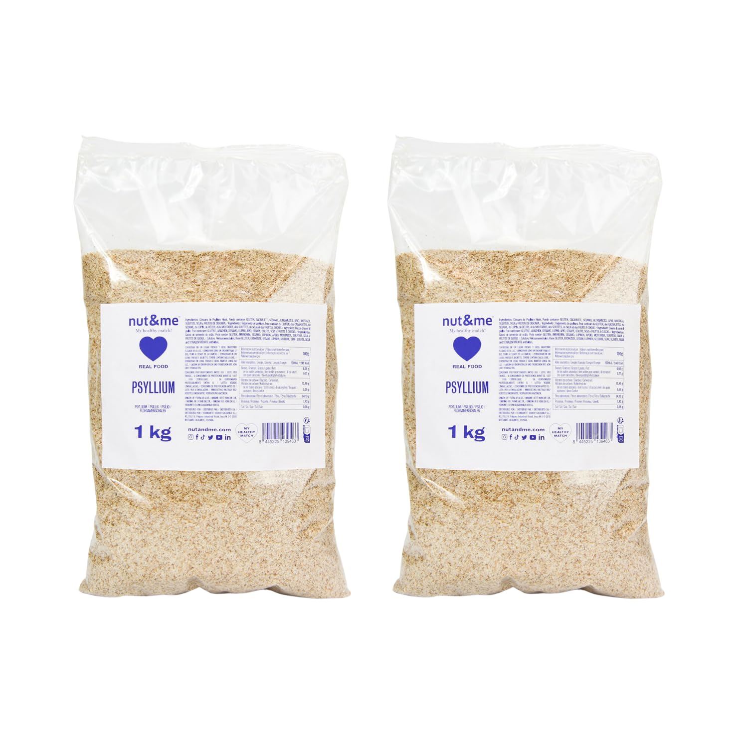 nut&me Bucce di psillio 2 kg