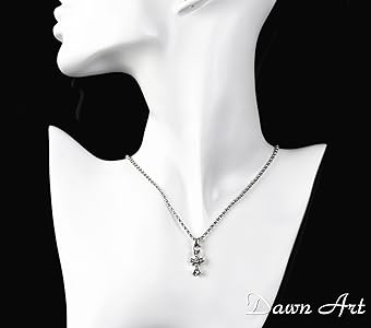 Amazon | Dawn Art (ドーンアート) シルバー925 クロスネックレス 銀