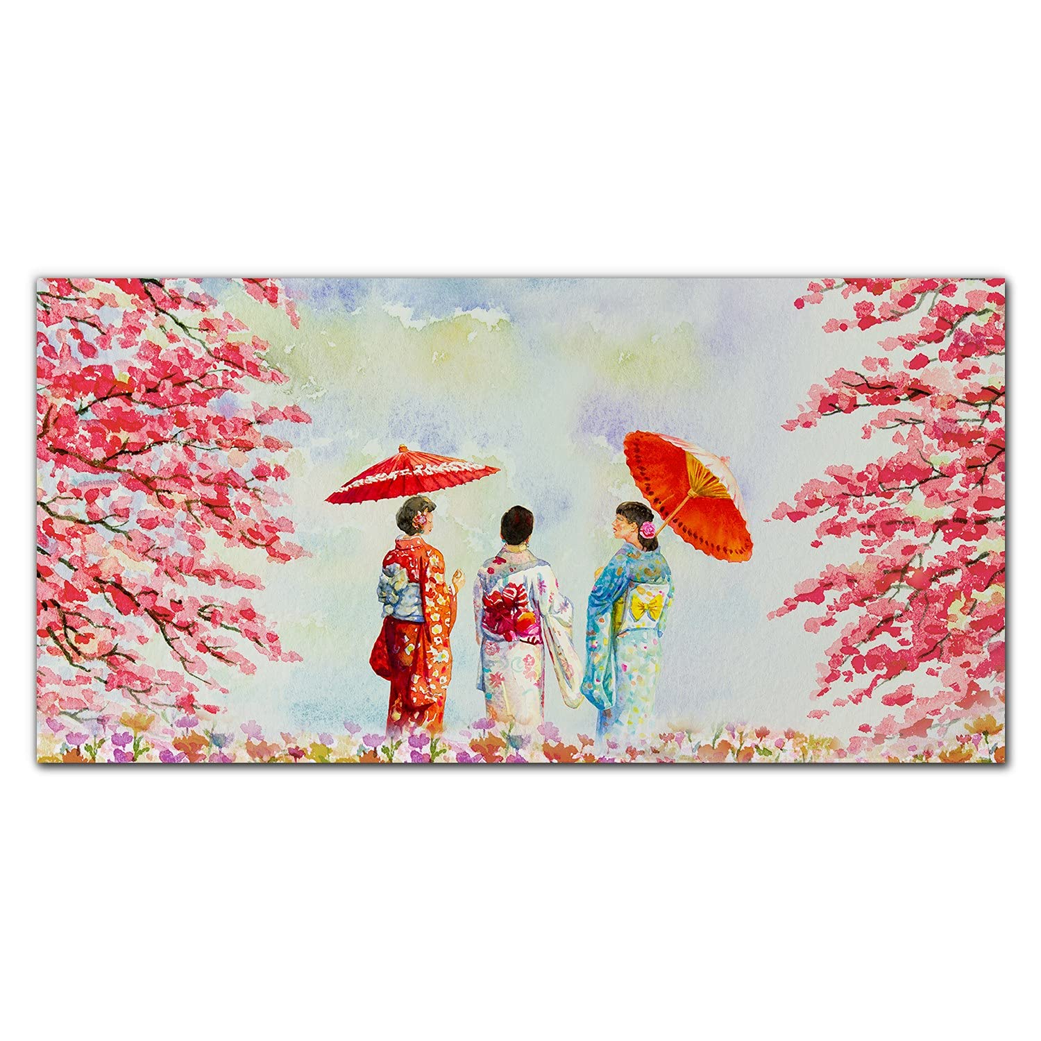 Protection de cuisine murale style aquarelle pour intérieur