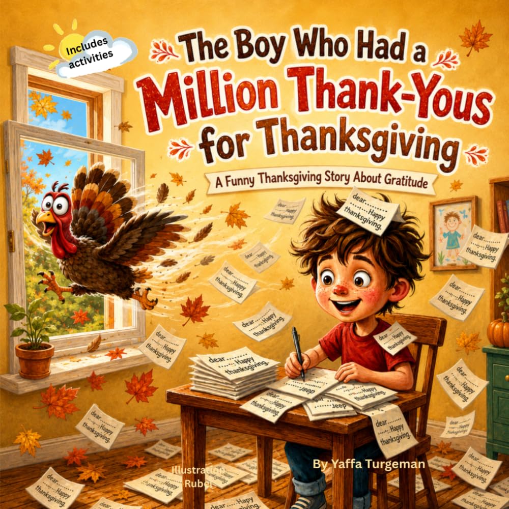 The Boy Who Had a Million Thank-Yous for Thanksgiving: A Funny Thanksgiving Story About Gratitude