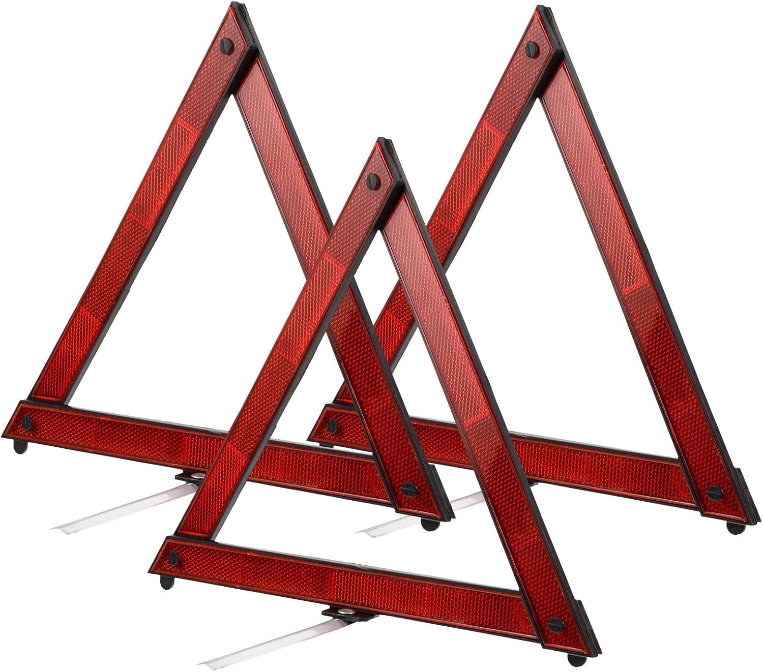 Triángulos Reflectivos Portátiles de Seguridad para Auto 3 pcs