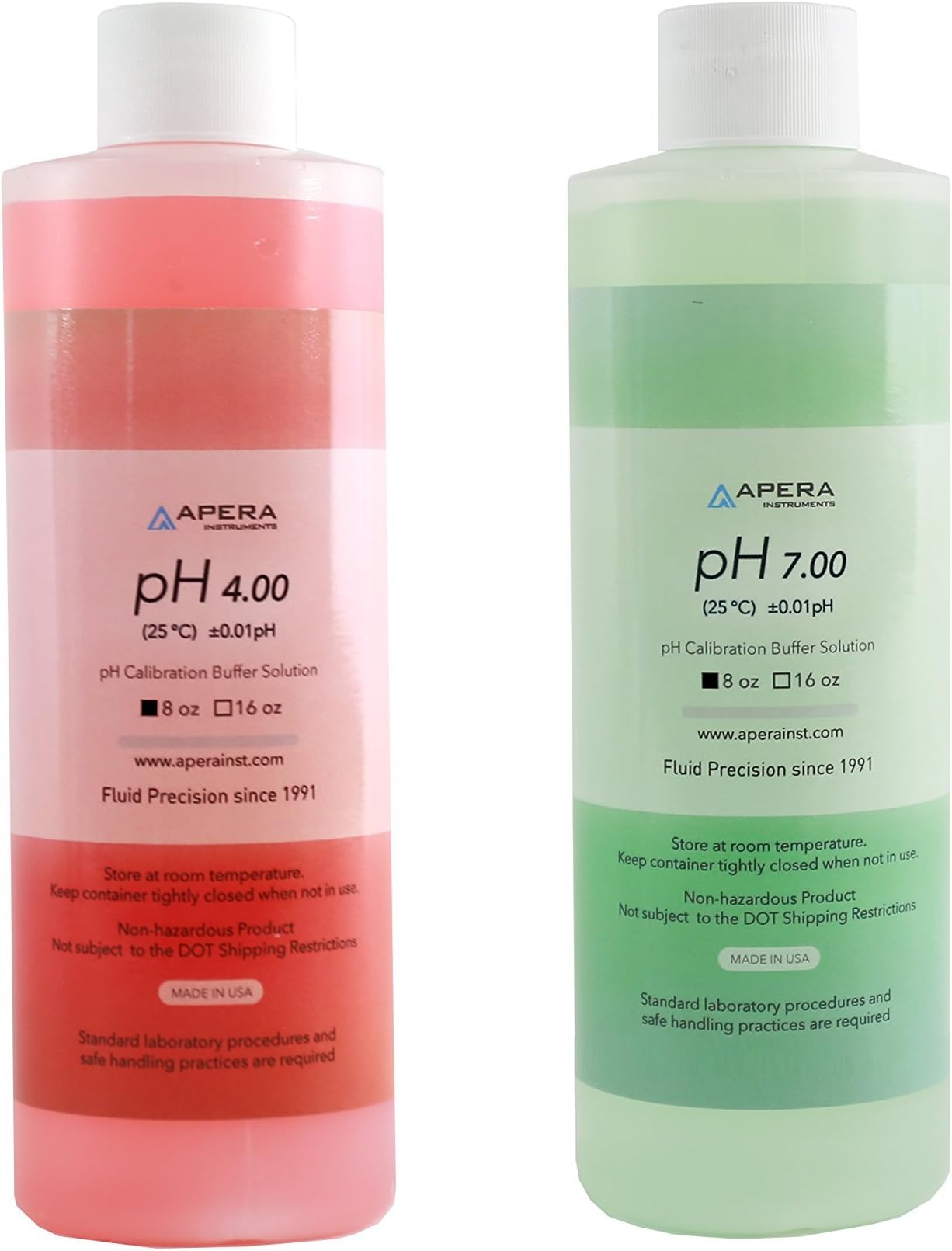 Apera Instruments AI1113 pH Calibration Solution Kit (7.00, 4.00), 8 oz. Each