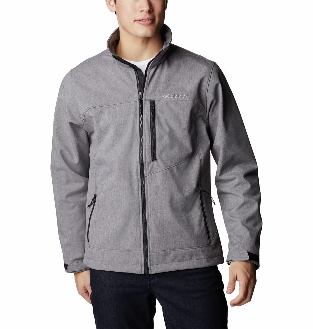 Columbia Men's Polyester Standard Length Cruiser Valley Softshell Jacket