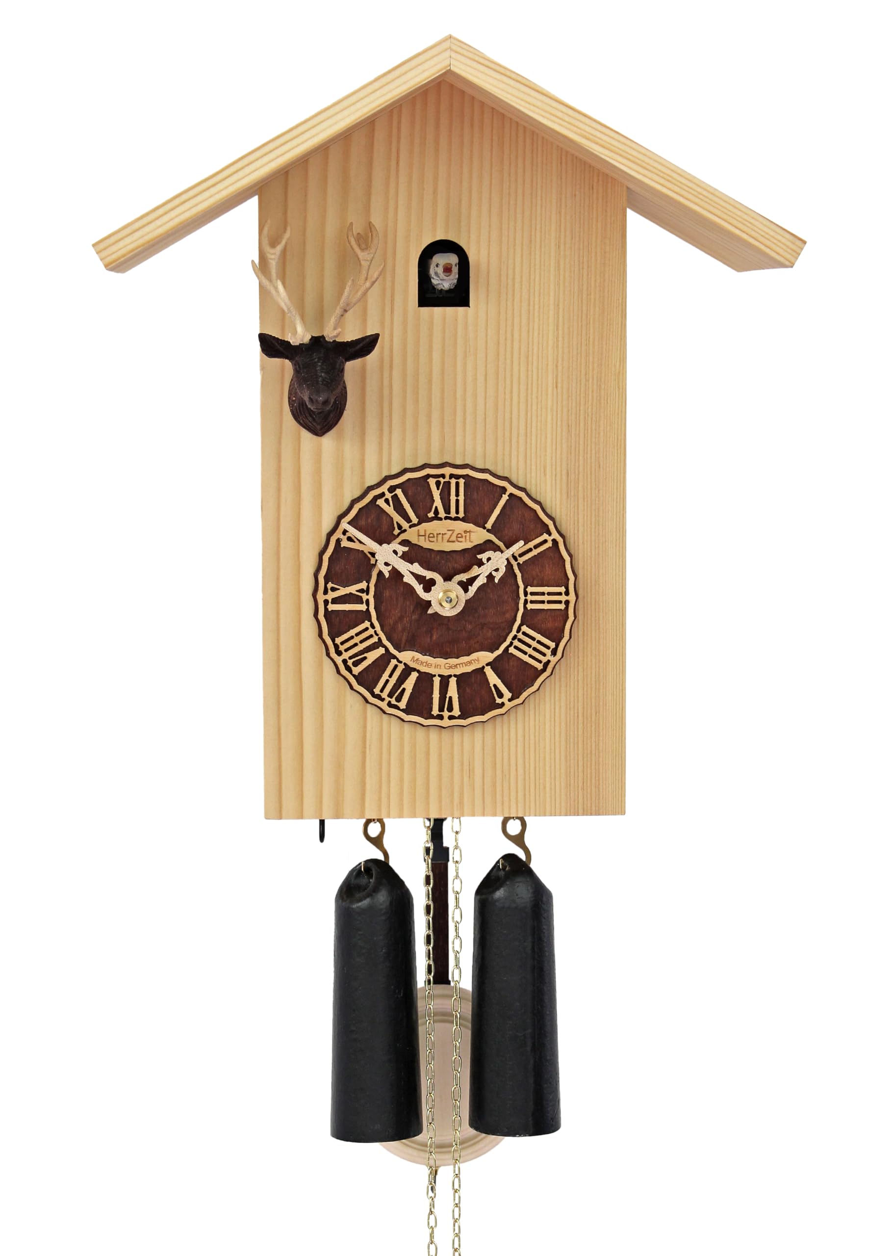 HerrZeit by Adolf Herr Cuckoo Clock - Art One - Natural Oiled