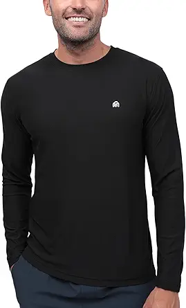Long Sleeve Athletic Shirt for Men S - 4XL Dri Fit Performance Workout Shirt