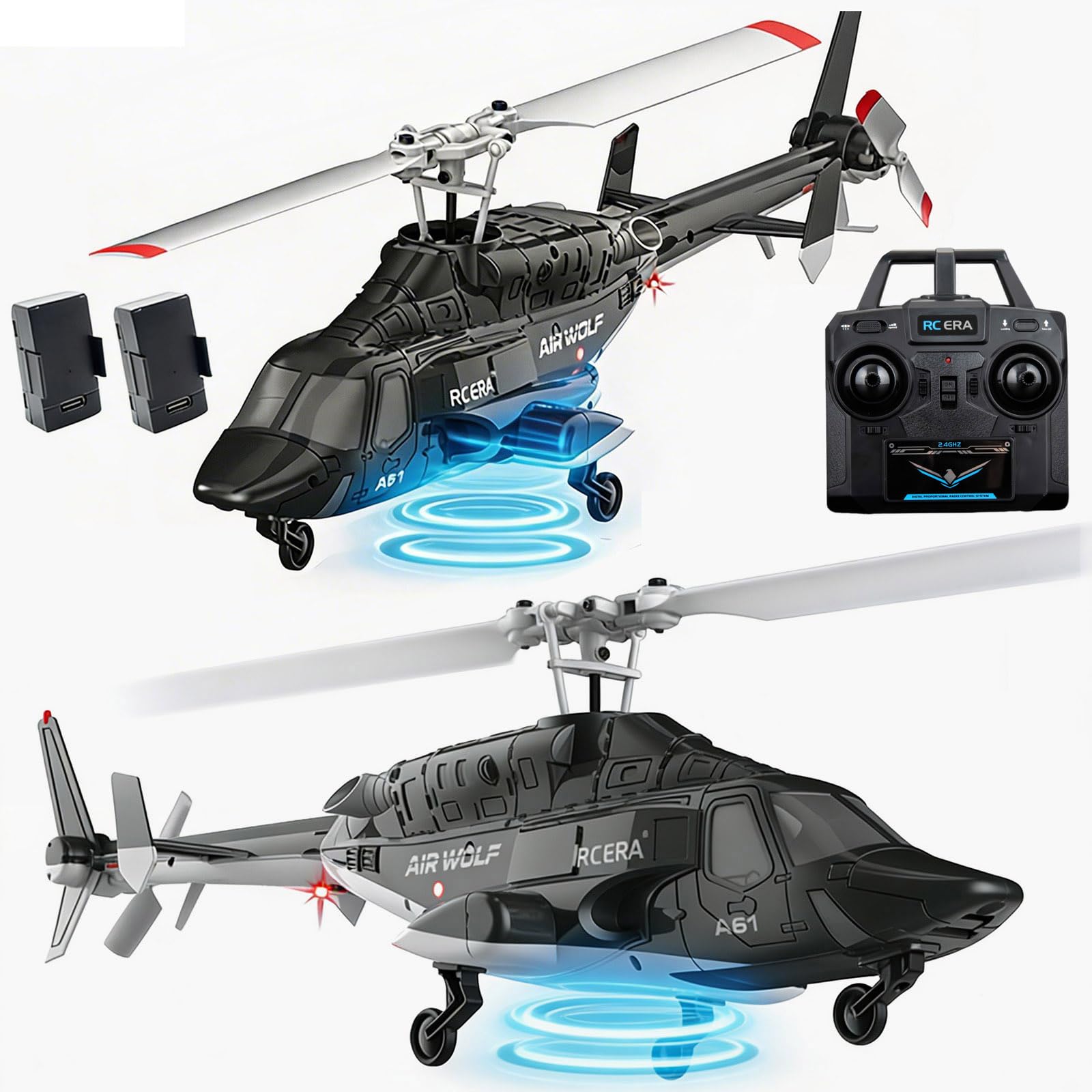 Amazon.com: GQGQGQ A61 Airwolf Remote Controlled Helicopter