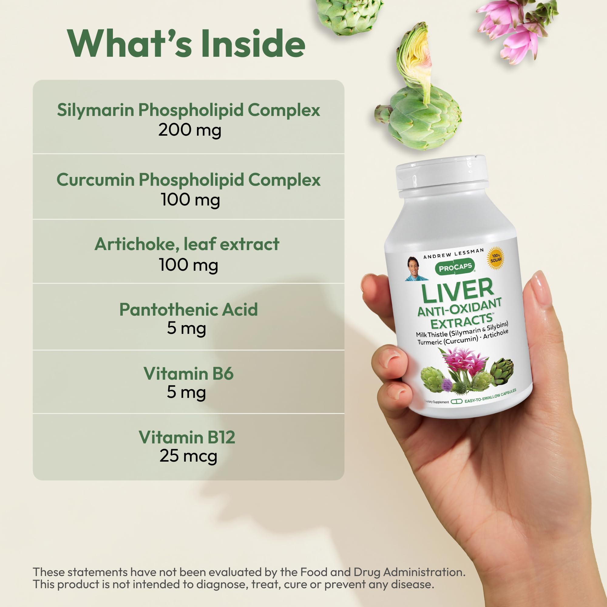 Andrew Lessman Liver Anti-Oxidant Extracts 30 Capsules — Amazon image 3