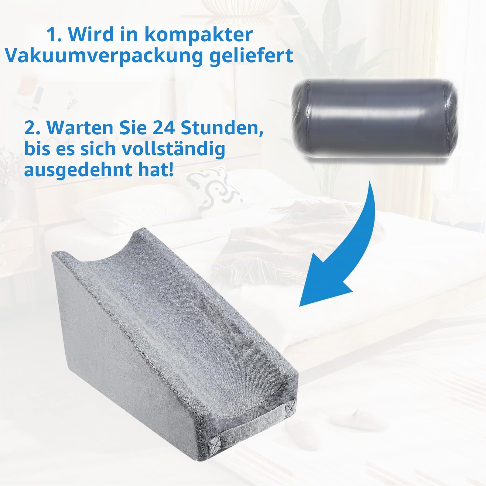 Keilkissen, Armlehnen Polster Aufblasbares Armerhöhungskissen Injektionskissen Arm Hebungskissen Armkissen Armstützkissen Zur Linderung Von Schmerzen Tägliche Armlehne mit Abnehmbarem Kissenbezug