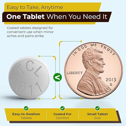 Miniatura 3 de Time-Cap-Labs - 300 unidades de aspirina de fuerza regular de 325 mg para adultos, en comparación con Bayer, tabletas de aspirina de fuerza regular