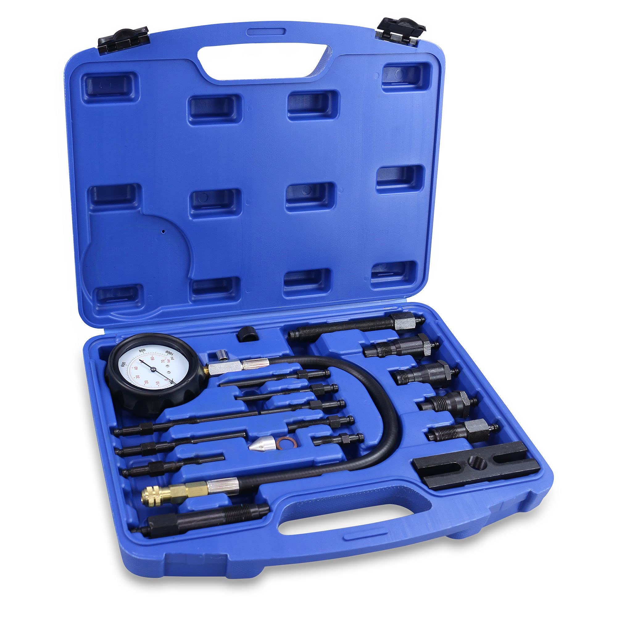 Set di Tester di Compressione Motori Diesel 17TLG. Misuratore di