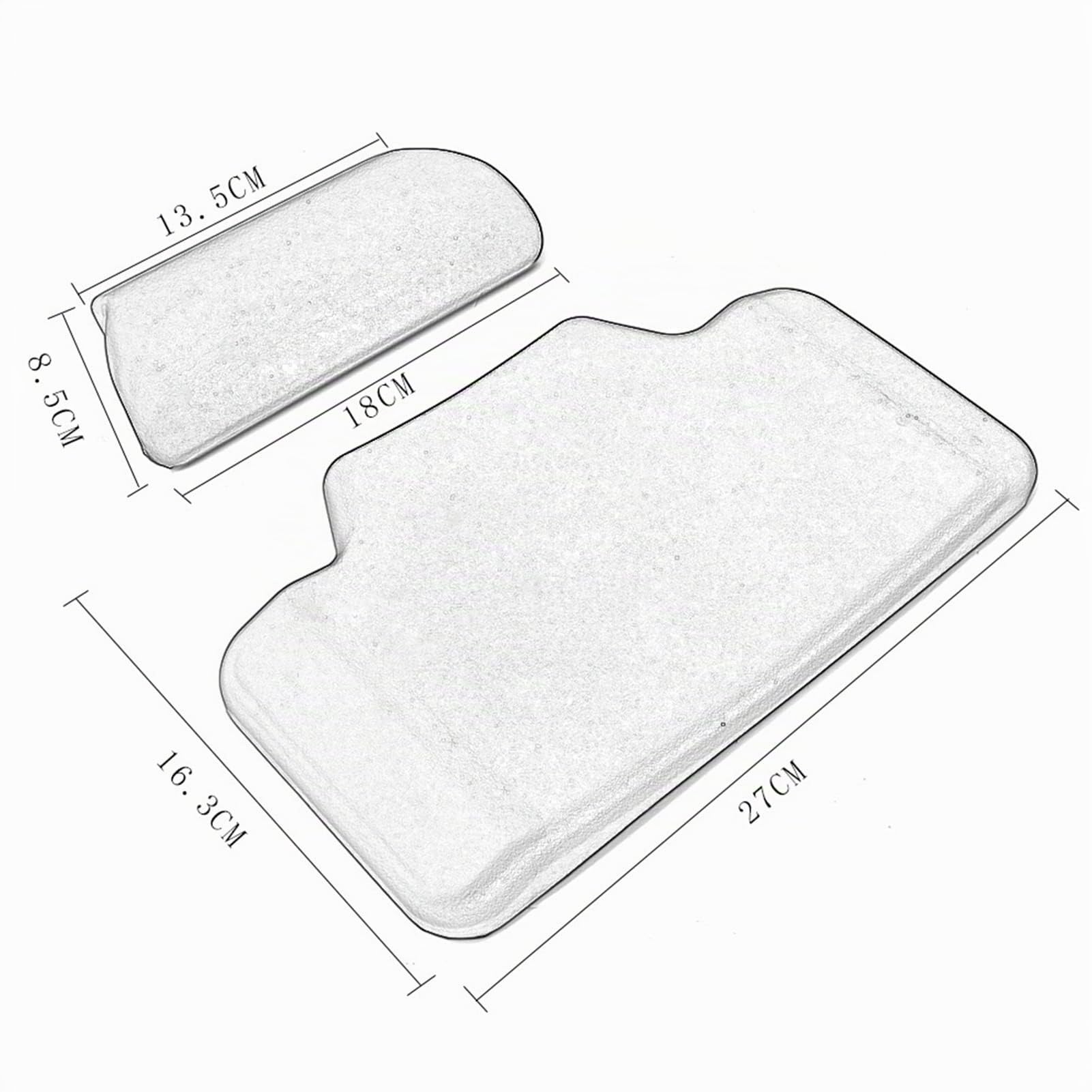Coussin de Support Arrière pour Coffre Supérieur de Moto,Dossier Universel pour Valise Arrière de Vélo,Coussin de Soutien du Dos en Polyuréthane,pour la Plupart des Motos(Noir)