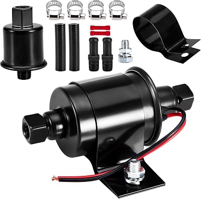 Bomba De Combustible Eléctrica Universal Baja Presión 5-9 PSI | 12V, 30 GPH, Kyostar, En Línea, E8012S