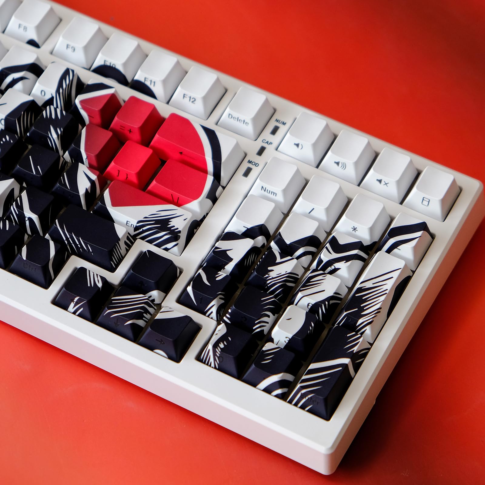 135 Keys Shine Through Keycaps Set,Custom Double Shot PBT Cherry Profile Keyboard Keycaps for Cherry Gateron MX Switches Keyboard